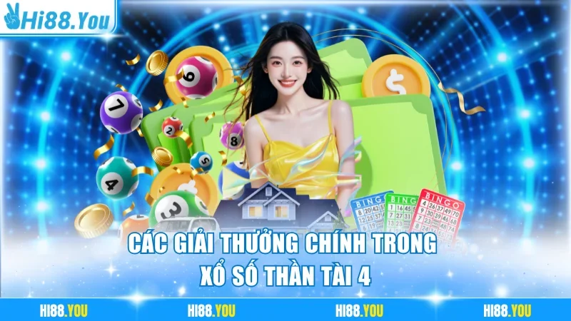 Các giải thưởng chính trong xổ số Thần Tài 4