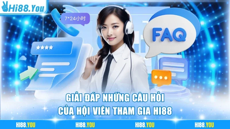 Giải đáp những câu hỏi của hội viên tham gia Hi88